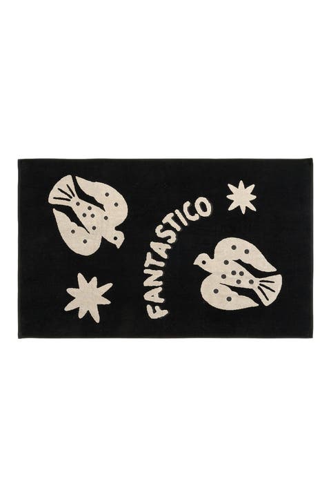 Tabea Animal Jacquard %100 Cotton Velvet Beach Resort Style