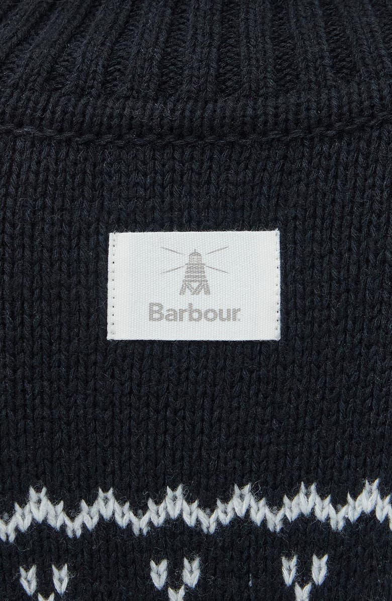 Barbour Pine Turtleneck Sweater, Alternate, color, Black
