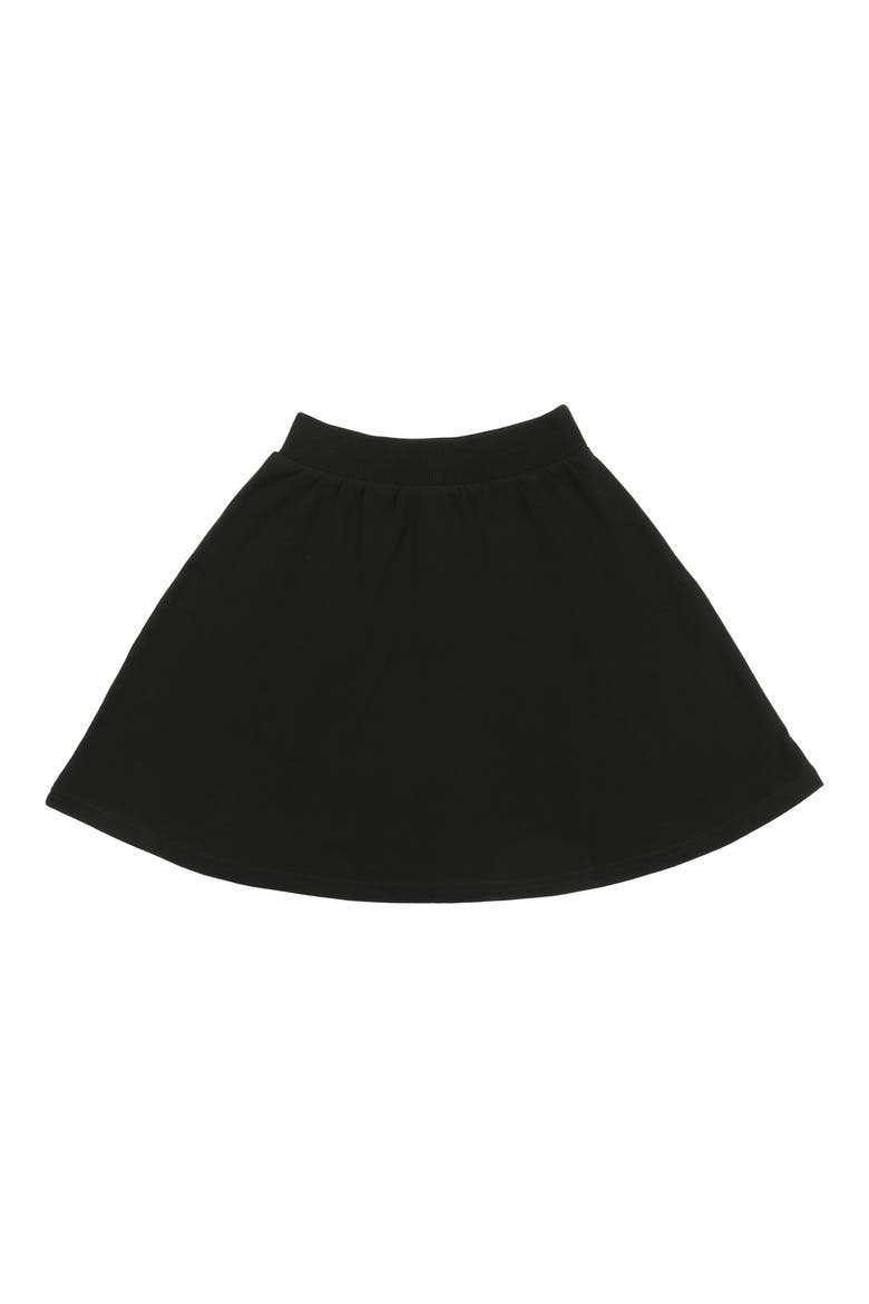 Kids' Super A-line Cotton Blend Skirt, Main, color, BLACK