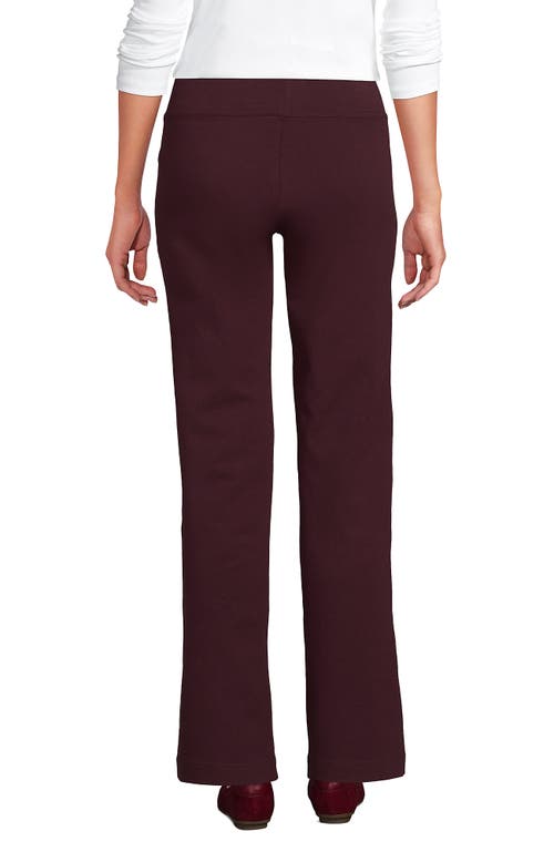 Lands' End Starfish Mid Rise Straight Leg Pants In Red