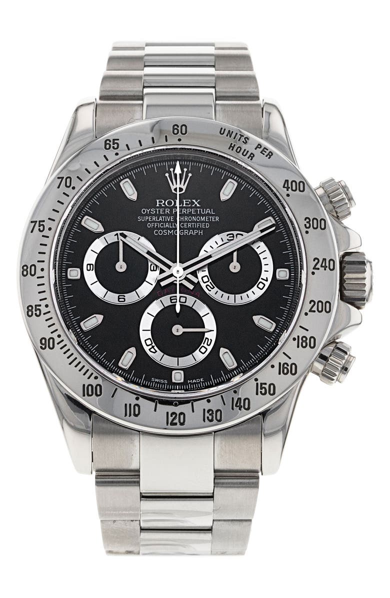 Watchfinder & Co. Rolex Preowned Daytona Chronograph Bracelet Watch, 40mm, Main, color,