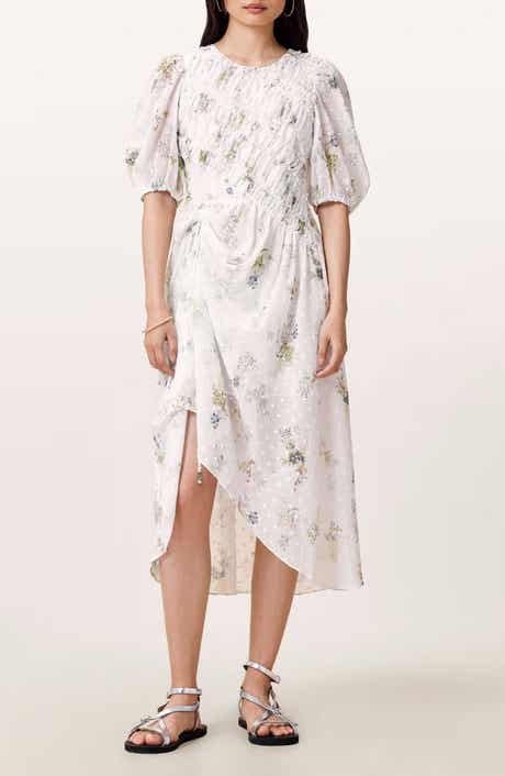 AllSaints Serene Puff Sleeve Dress