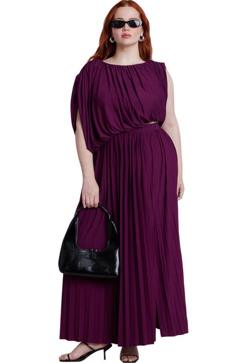Asym Bodice Maxi Dress