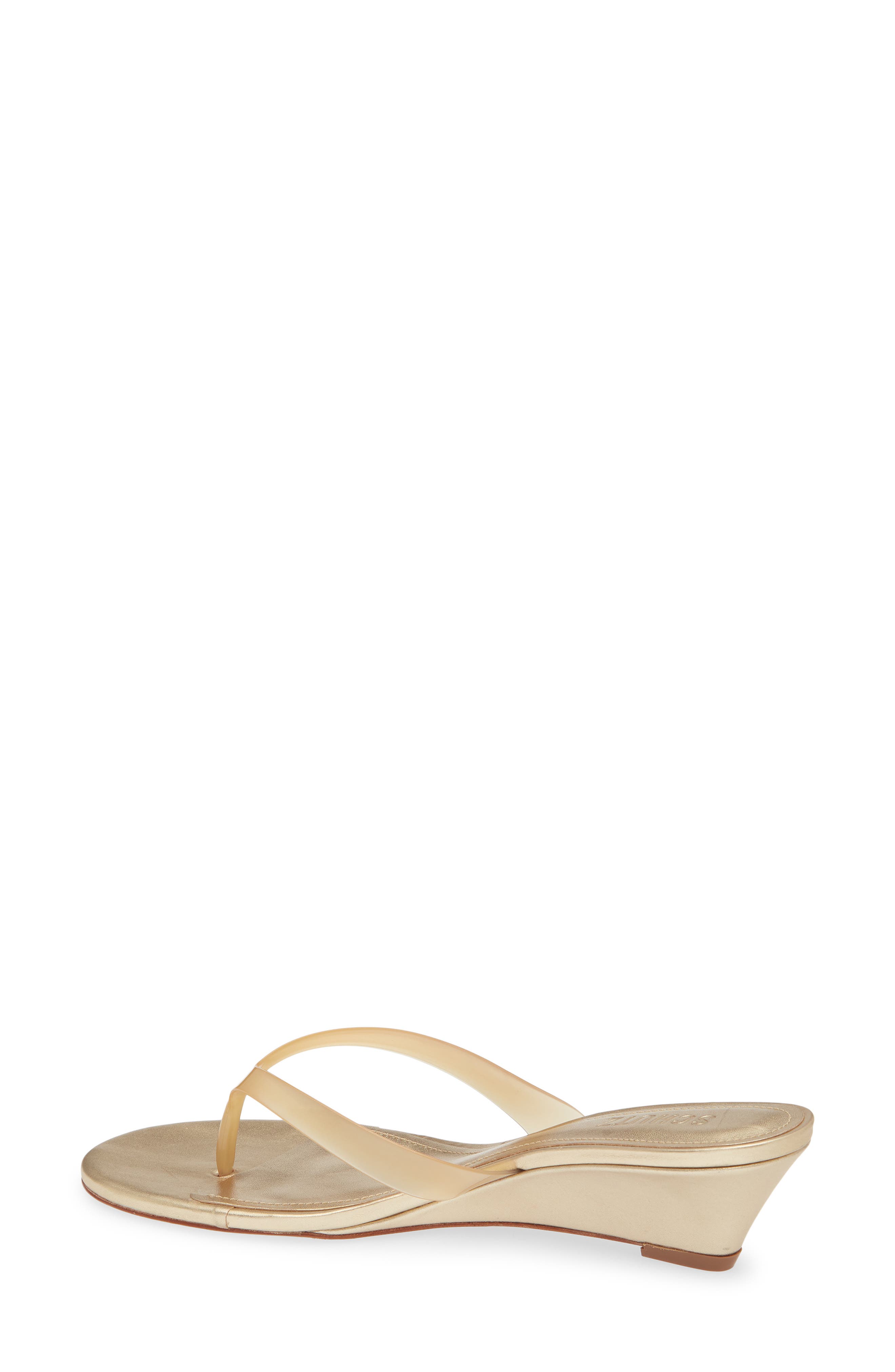 Roslyn Wedge Sandal, Alternate, color, PLATINA TRANSLUCIDO