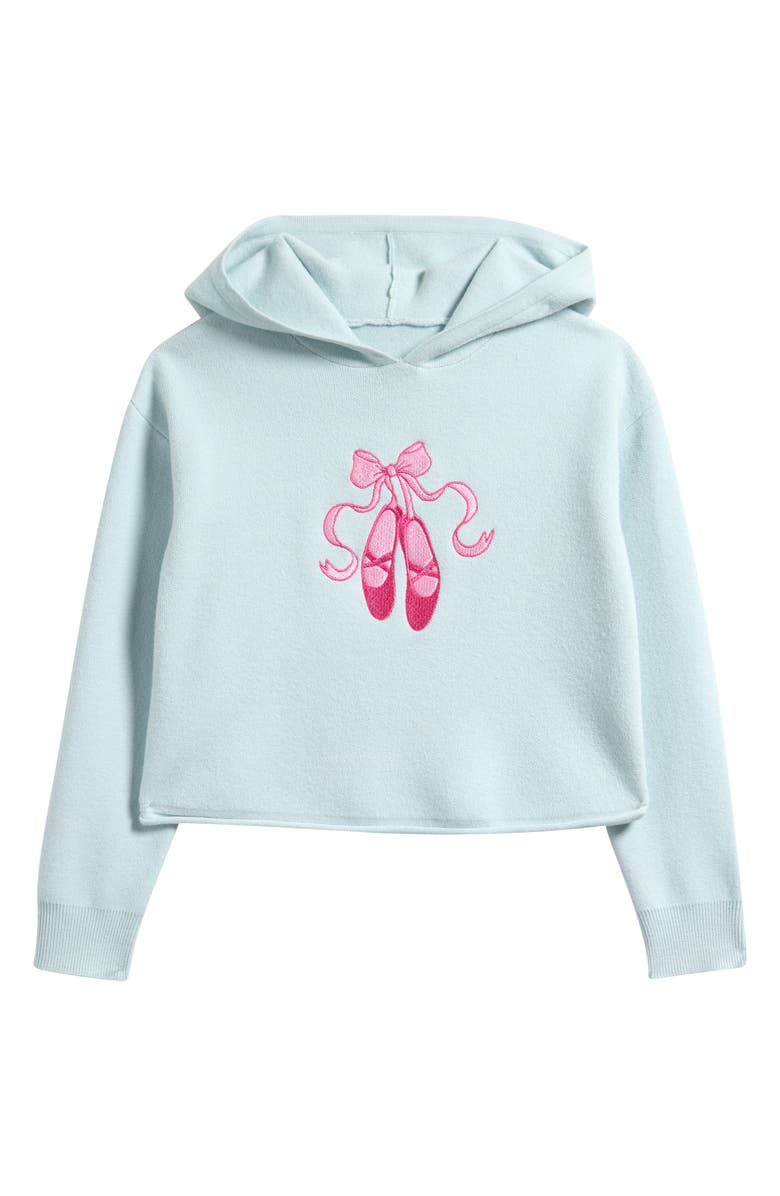 Freshman Kids' Ballet Shoe Hoodie, Main, color, Blue Combo