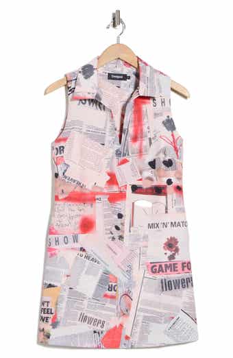 Desigual Johnny Collar Sleeveless Minidress