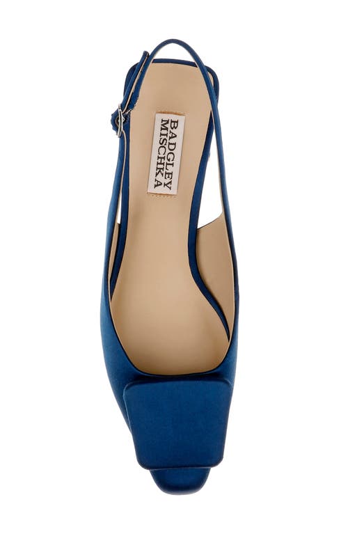 Badgley Mischka Collection Gracen Slingback Pump In Blue