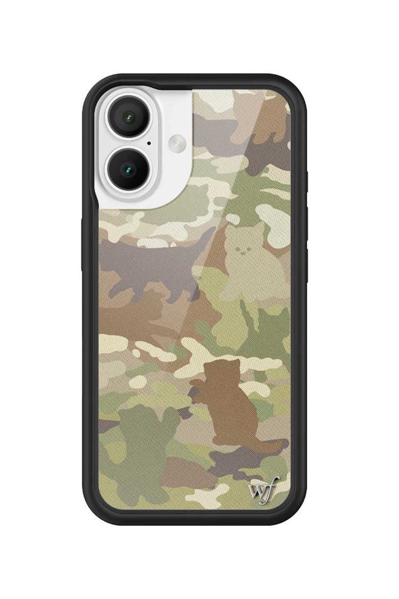 Cat Camo iPhone Case, Alternate, color, Camo