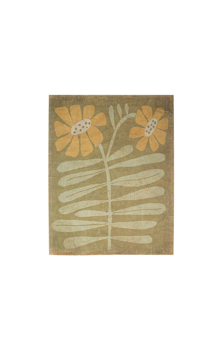 Storied Home Floral Decorator Paper, Main, color, Green