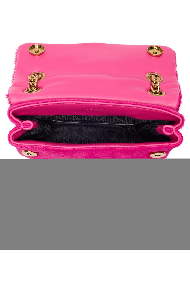 Kurt Geiger London Mini Kew Genuine Calf Hair Crossbody Bag, Alternate, color, Bright Pink