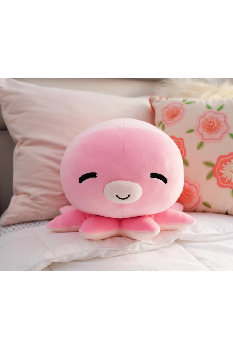 MochiOshis 12-Inch Character Plush Toy Animal Pink Octopus | Izumi Inkyoshi, Alternate, color, Pink
