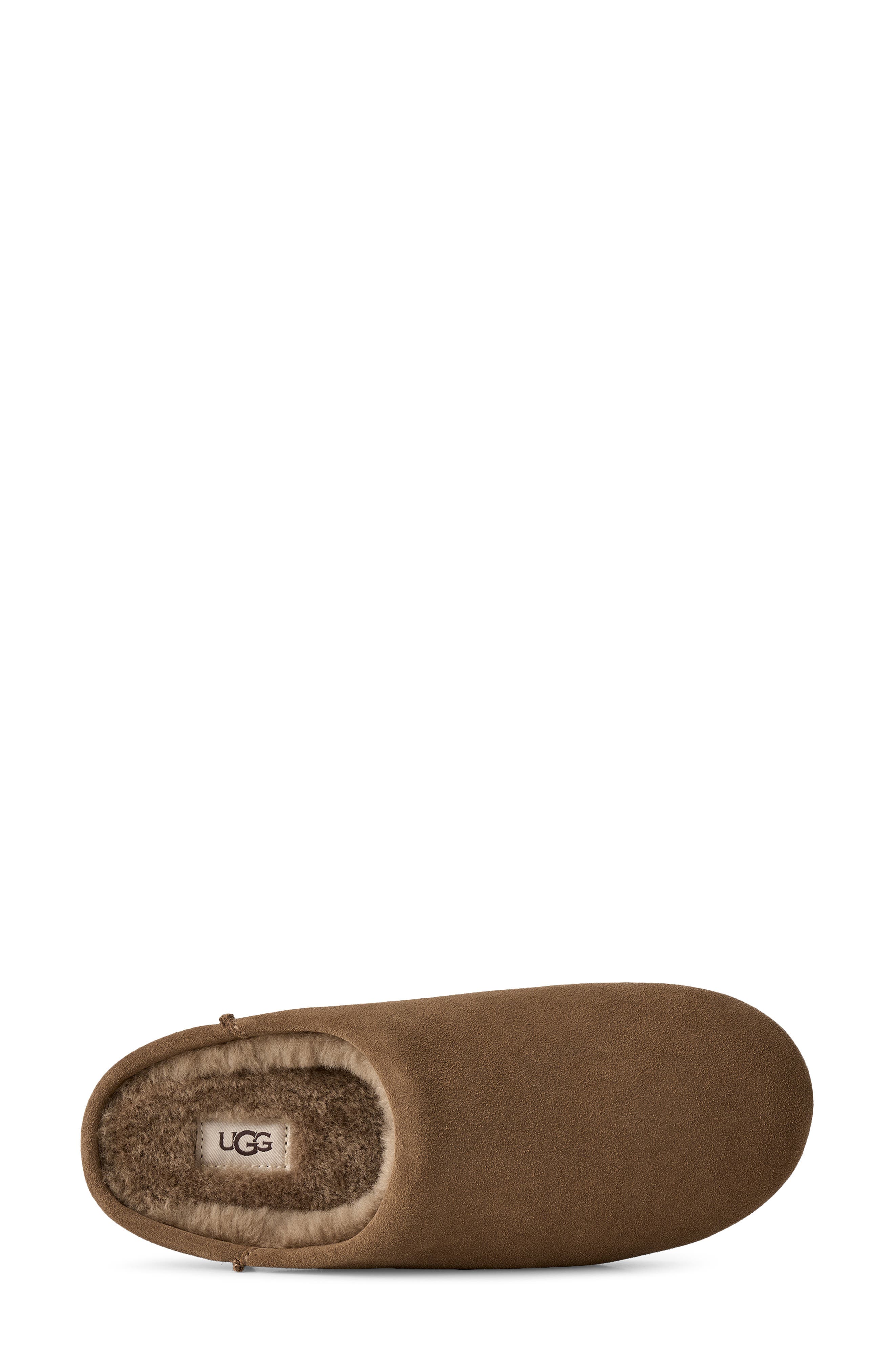 Elea Waterproof Suede Slipper, Alternate, color, LIGHT BRONZE