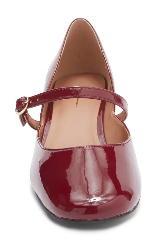Linea Paolo Maven Mary Jane Pump In Burgundy