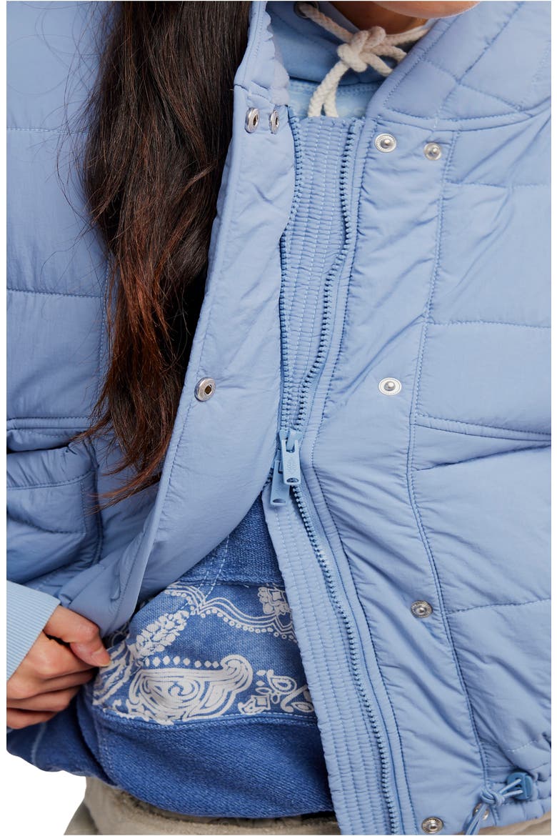 FP Movement Happy Trails Poncho, Alternate, color, BLUE/ GREY