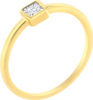 Haus of Brilliance 14K Yellow Gold Plated Silver 1/20 cttw Miracle Set Diamond Promise Ring
