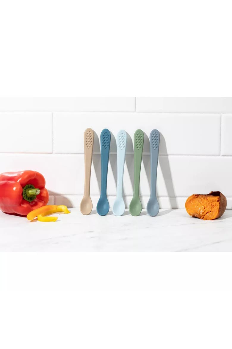 Silicone Baby Feeding Set 7 Piece, Alternate, color, Blue