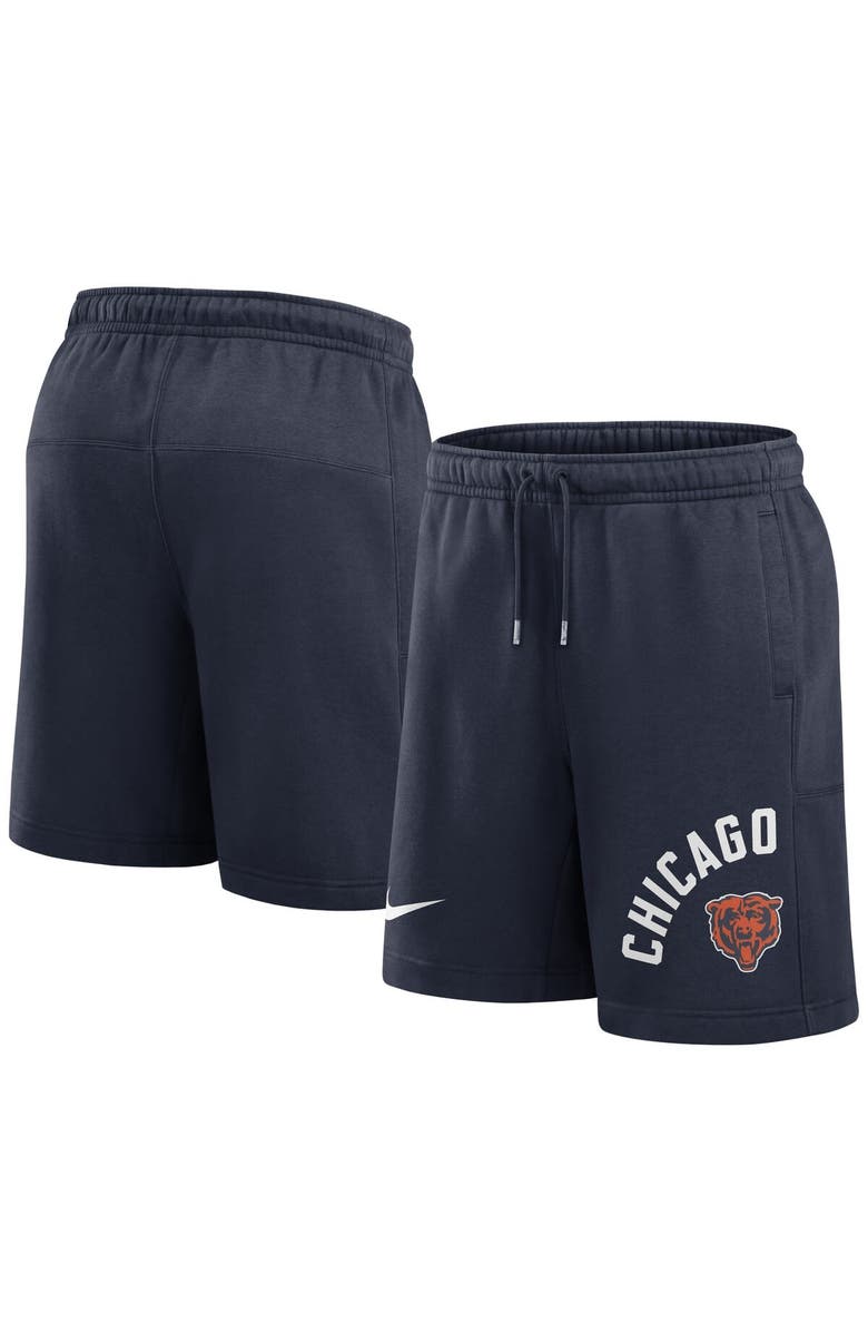 Nike Men's Nike Navy Chicago Bears Arched Kicker Shorts, Alternate, color, Navy