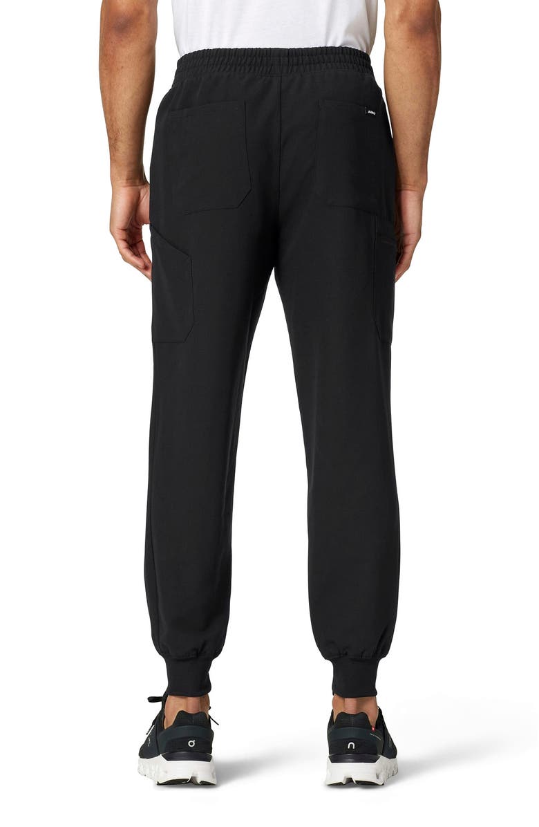 JAANUU Osmo Men's 8-Pocket Classic Scrub Jogger, Alternate, color, Black