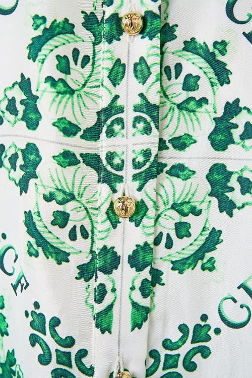 Camilla Button Through Scarf Blouse Corridor Of Calm In Corridor Of Calm