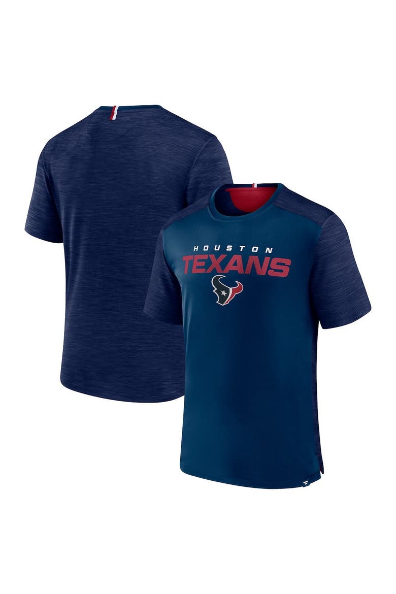 Men's Fanatics Branded Navy Houston Texans Defender Evo T-Shirt, Alternate, color, Navy