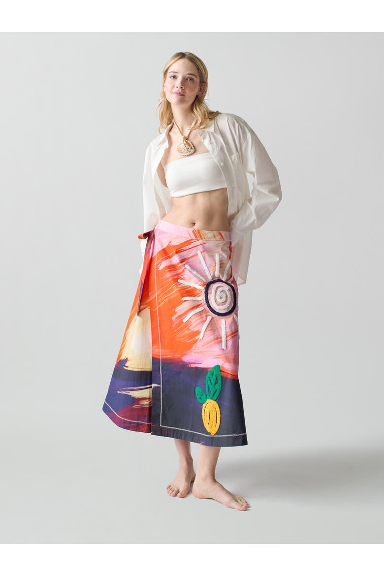 Ilias Skirt, Alternate, color, Sunset Print