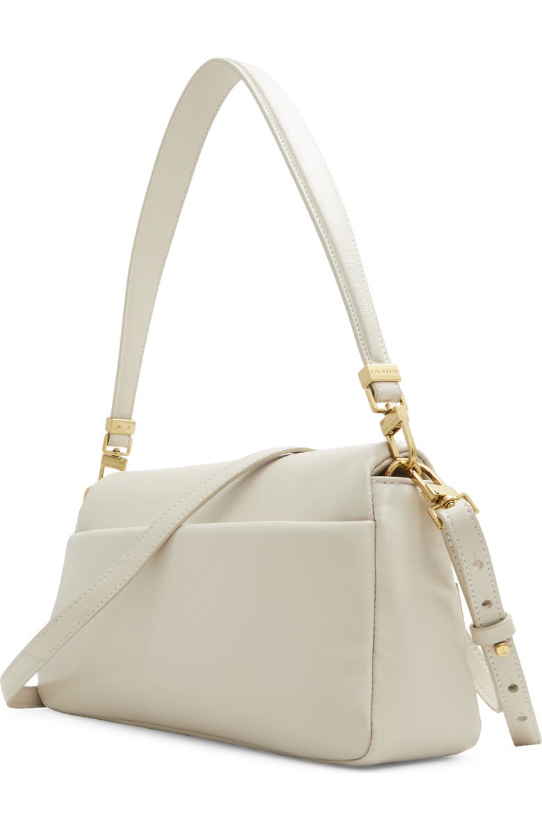 Ted Baker London Debossed Leather Crossbody Bag, Alternate, color, Paper Milled Nappa Leather