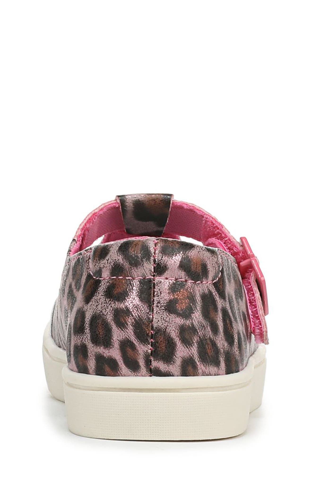 Dr. Scholl's Kids' Madison Mary Jane Sneaker, Alternate, color, Leopard/ Pink