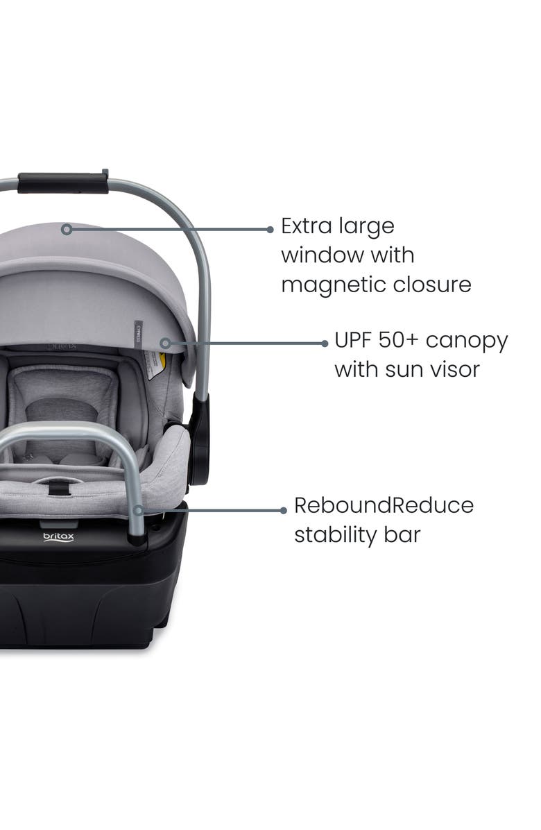Britax Cypress<sup>®</sup> Infant Car Seat & Alpine<sup>®</sup> Base, Alternate, color, Ponte Stone
