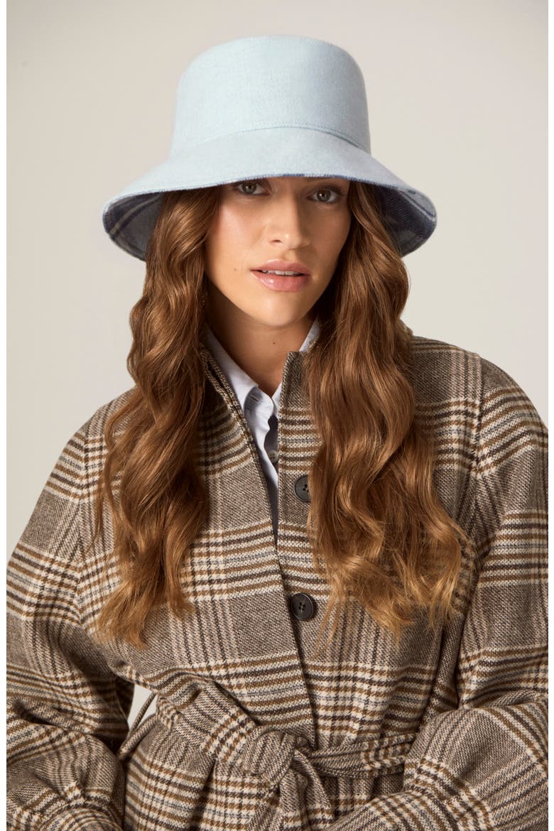 Lenoir Wool Blend Bucket Hat, Main, color, BLIZZARD