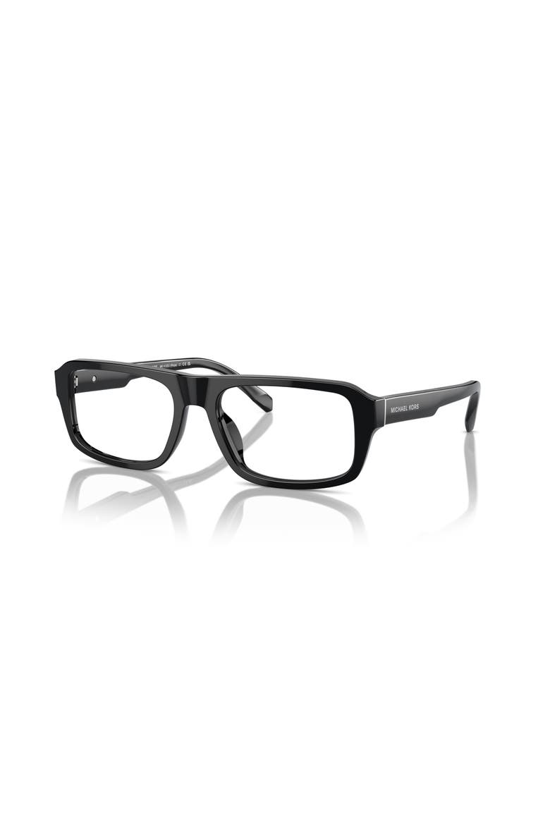 56mm Irregular optical glasses, Main, color, Black
