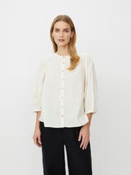 Masai Copenhagen MaIthara Pintuck Detail 3/4 Sleeve Shirt