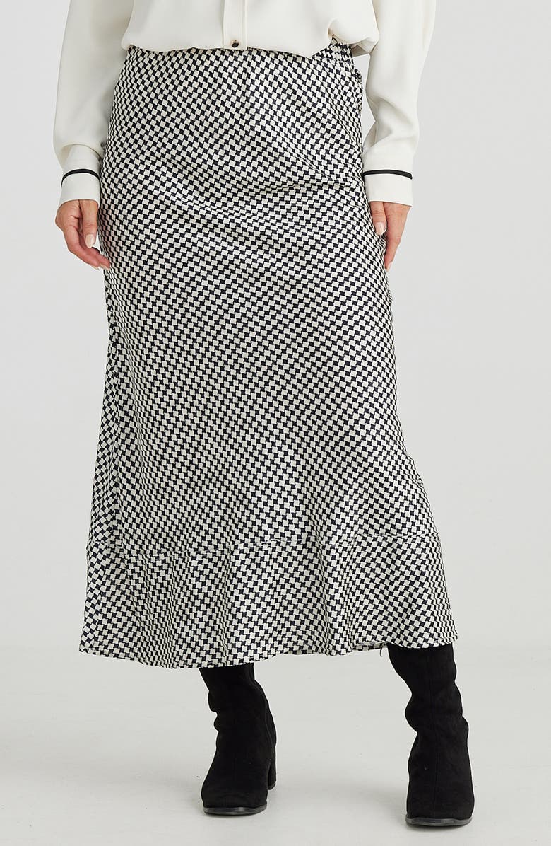 Brave+True Corinne Check Print Skirt, Alternate, color,