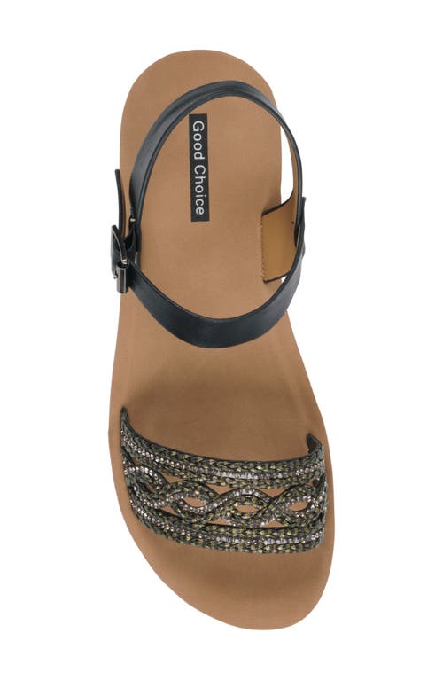 Gc Shoes Faye Ankle Strap Sandal In Black