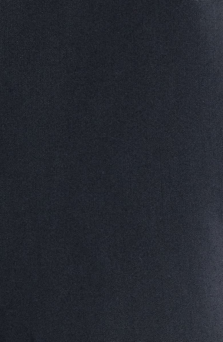 Balenciaga Side Tie Long Sleeve Cotton Poplin Shirtdress, Alternate, color, 1055 Washed Black