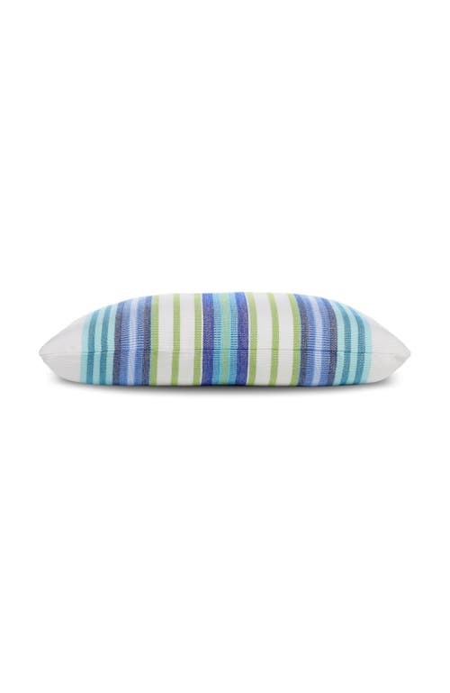 Elaine Smith Summer Stripe Indoor & Outdoor Woven Accent Pillow