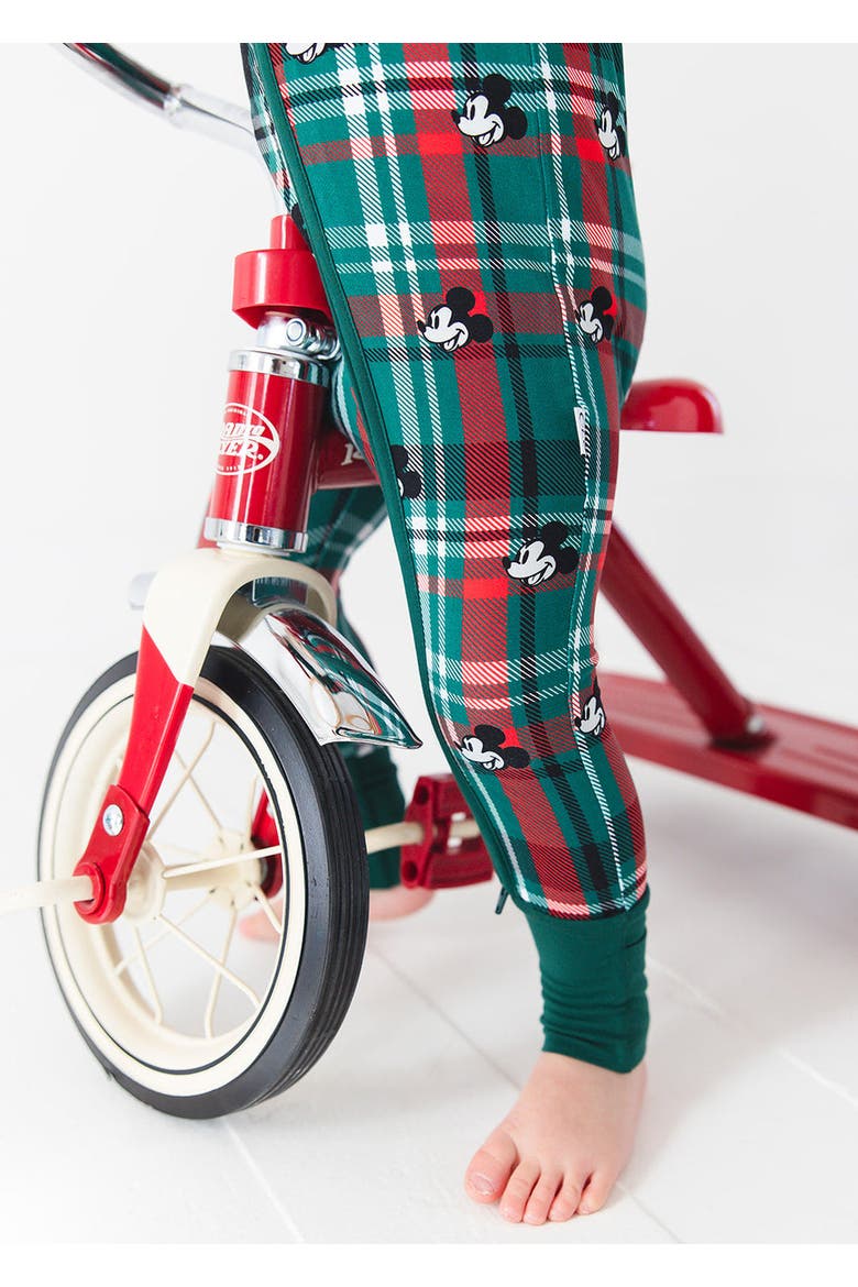 Steamboat Willie Tartan Convertible Romper, Alternate, color, Multicolor
