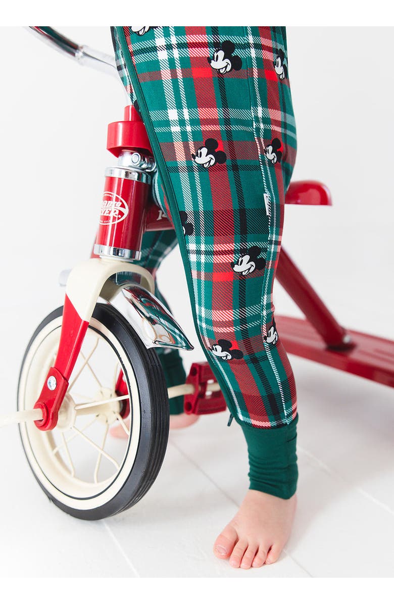 Charlie Lou Baby<sup>®</sup> Steamboat Willie Tartan Convertible Romper, Alternate, color, Multicolor