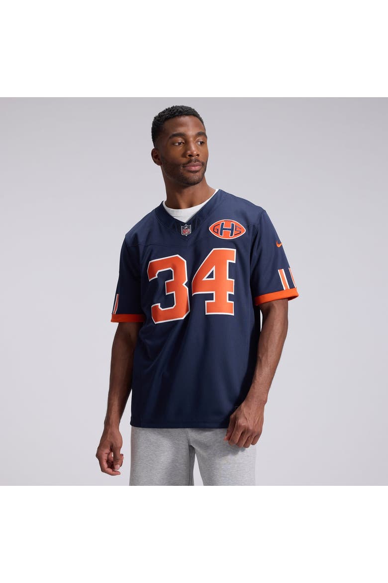 Men's Nike Walter Payton Navy Chicago Bears 2026 Rivalries Collection Stitched Limited Jersey, Alternate, color, Navy