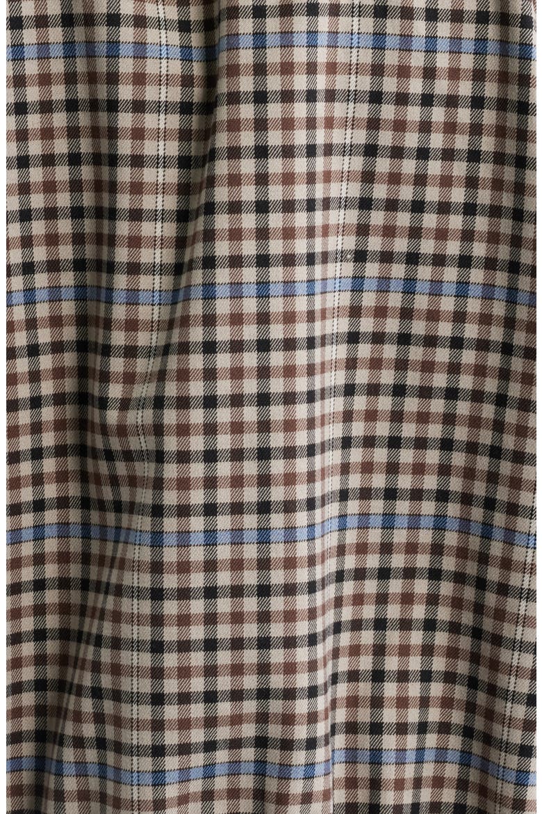 York Corduroy Collar Check Jacket, Alternate, color, MOCHA CHECK
