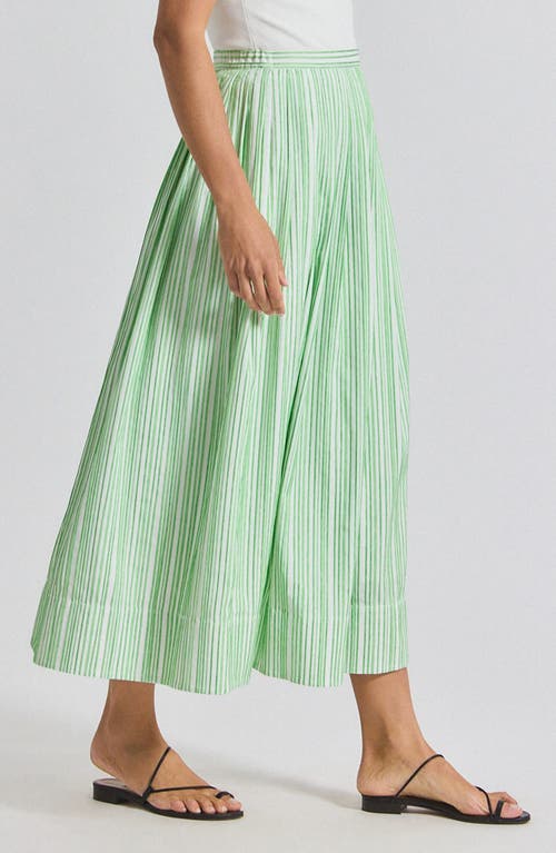 Derek Lam 10 Crosby Alexia Shirting Stripe Pintuck Pleat Shirt
