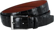 Trafalgar Elias Embossed Gator 35mm Leather Belt
