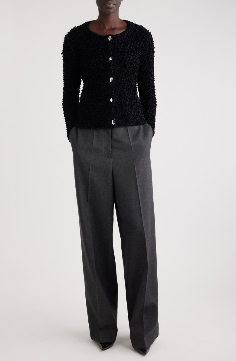 Givenchy Wool Blend Bouclé Cardigan, Alternate, color, 