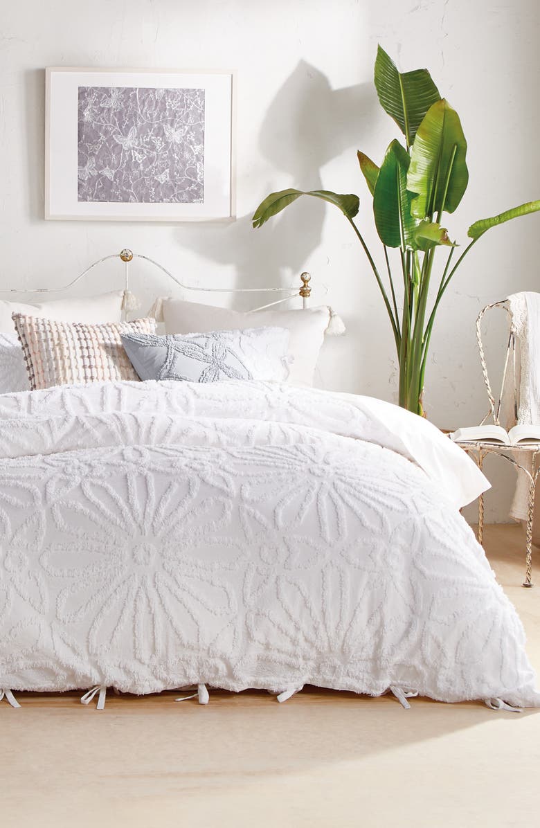 Peri Home Chenille Medallion Comforter & Sham Set, Alternate, color, White