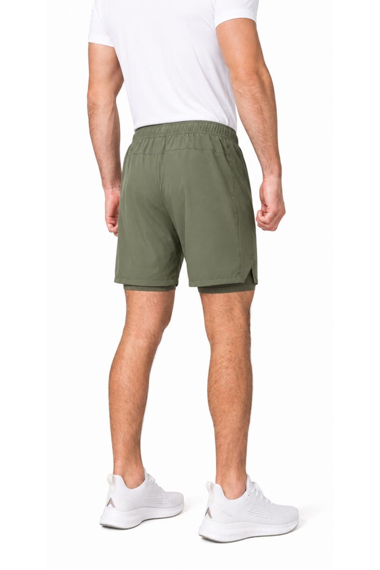 Quick-Dry Performance 7" Training Shorts, Alternate, color, Olive