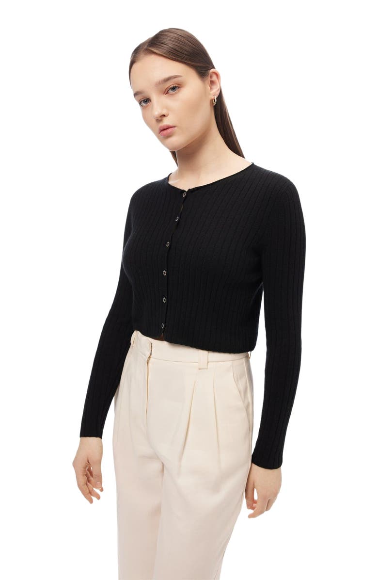 GOBI Mongolian Cashmere Lightweight Cashmere Cardigan, Alternate, color,