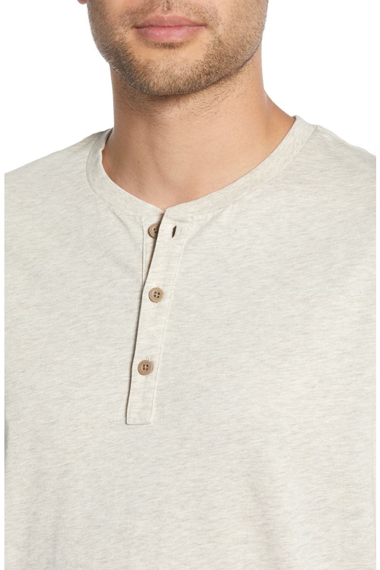 Organic Cotton Henley, Alternate, color, BIRCH WHITE