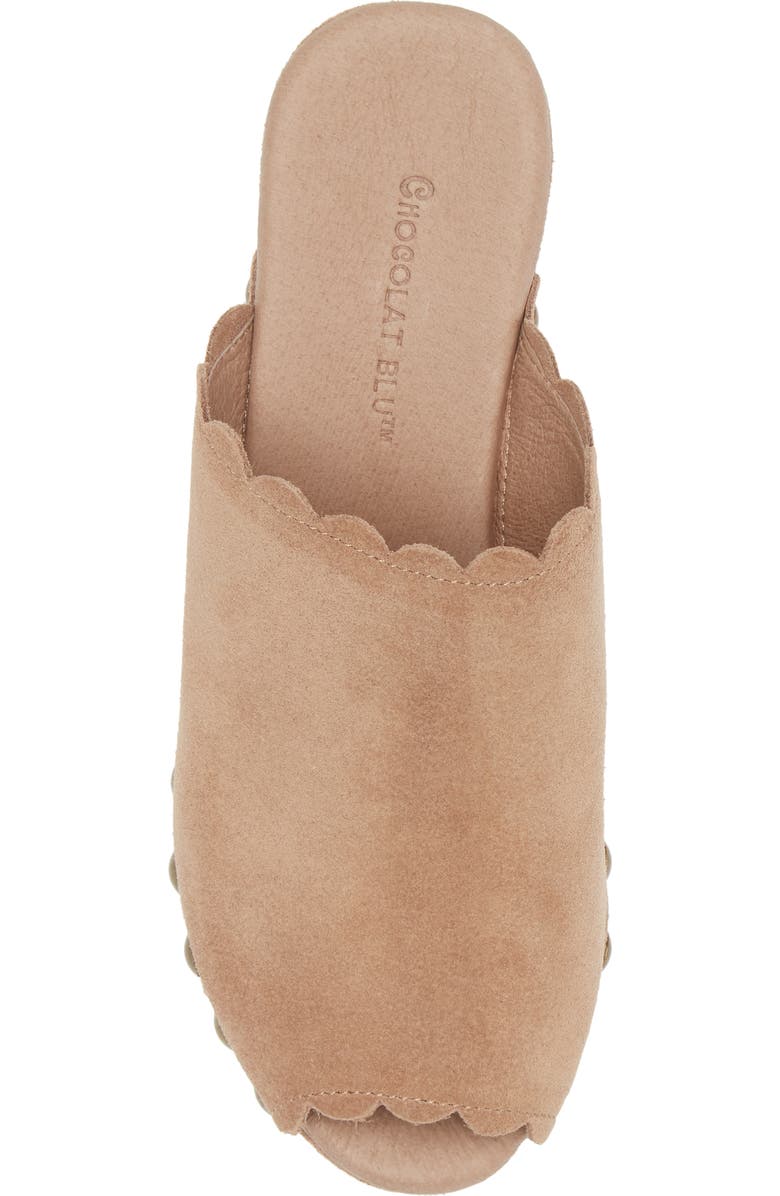 Chocolat Blu Genessis Platform Sandal, Alternate, color, Latte Suede