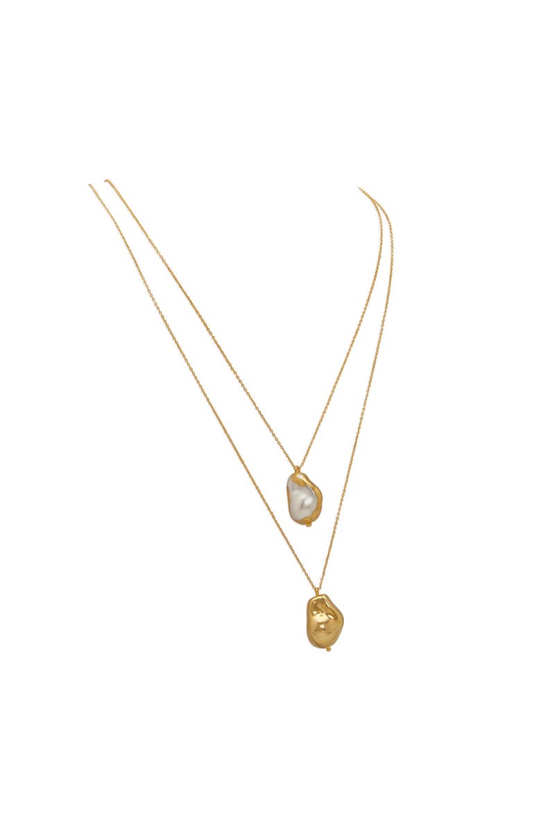 Dhwani Bansal Kora Pendant, Alternate, color, Gold Plated