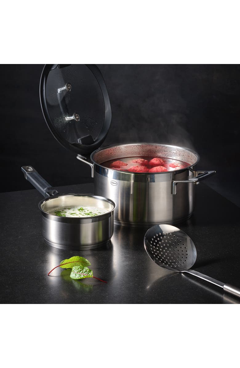 Rosle Pasta and Dumpling Skimmer, Stainless Steel, Alternate, color, Silver