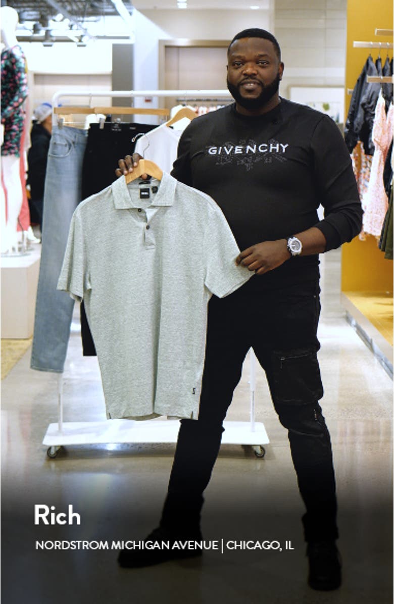 Press Heathered Linen Piqué Polo, sales video thumbnail